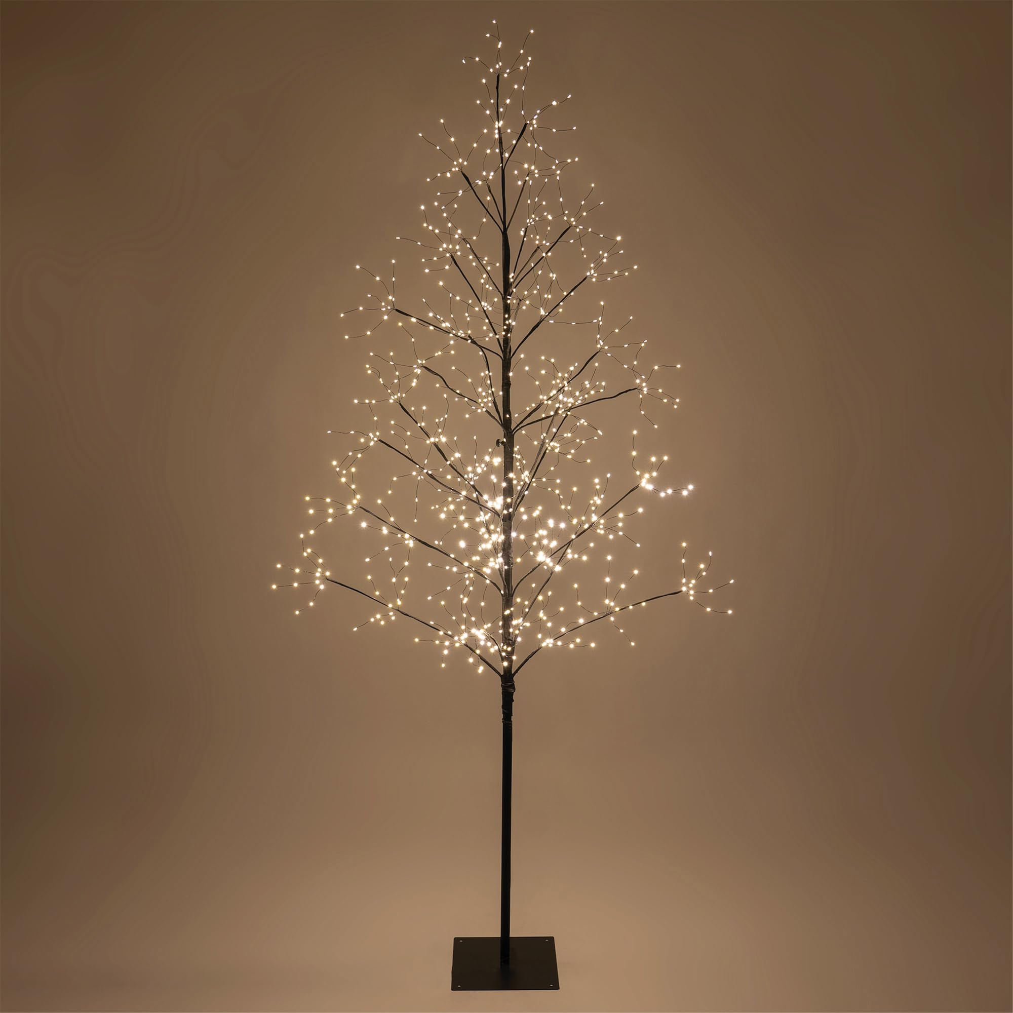 7 Ft Black Fairy Light Tree Bedroom Décor Home Décor Indoor Tree Black Room Decor, 930 Warm White LED Lights
