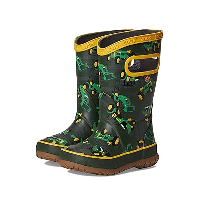 Bogs Kids Rainboot Tractor (Toddler/Little Kid/Big Kid) Kids Shoes Dark Green