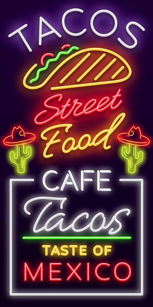 メキシコ ネオン タコス Open サイン 看板 雑貨 ビール BAR メキシコ ネオン タコス Open サイン 看板 雑貨 ビール BAR