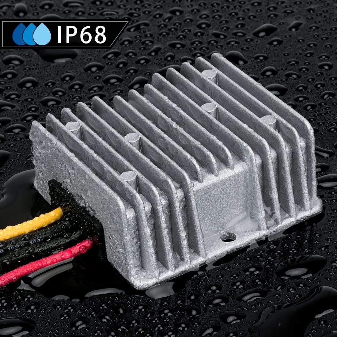Régulateur de Tension CC 9-36 V, 12 V, 24 V, 36 V à 12 V, 5 A, 10 A, convertisseur de Tension CC à CC, 12 V à 12 V, étanche(9-36v to 12v10a)