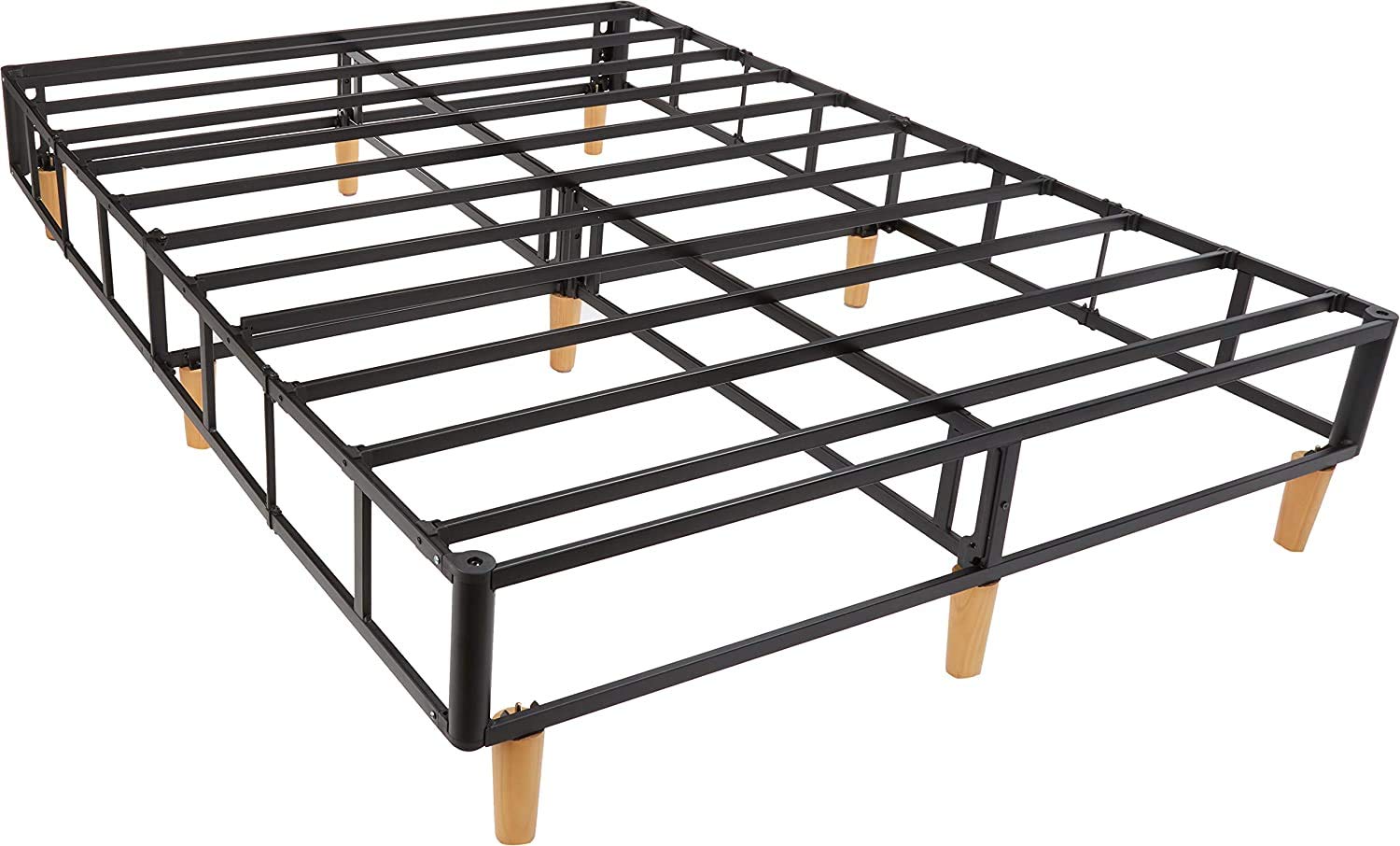 Amazon Com Amazon Basics Premium Foldable Mattress Foundation Box Spring With Steel Slats And Wood Legs Tools Free Assembly Queen Furniture Decor Amazon Com Amazon Basics Premium Foldable Mattress Foundation Box Spring With Steel Slats And Wood Legs Tools Free Assembly Queen Furniture Decor