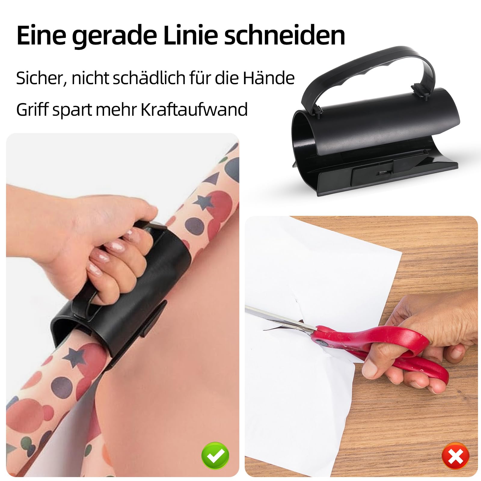 Geschenkpapier Schneider Mit Griff - Tragbarer Papierschneider