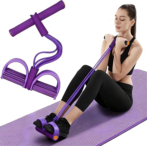 Cuerda de tensión multifunción, banda de resistencia elástica de 6 tubos para yoga, cuerda de tensión de látex natural, equipo de fitness, para