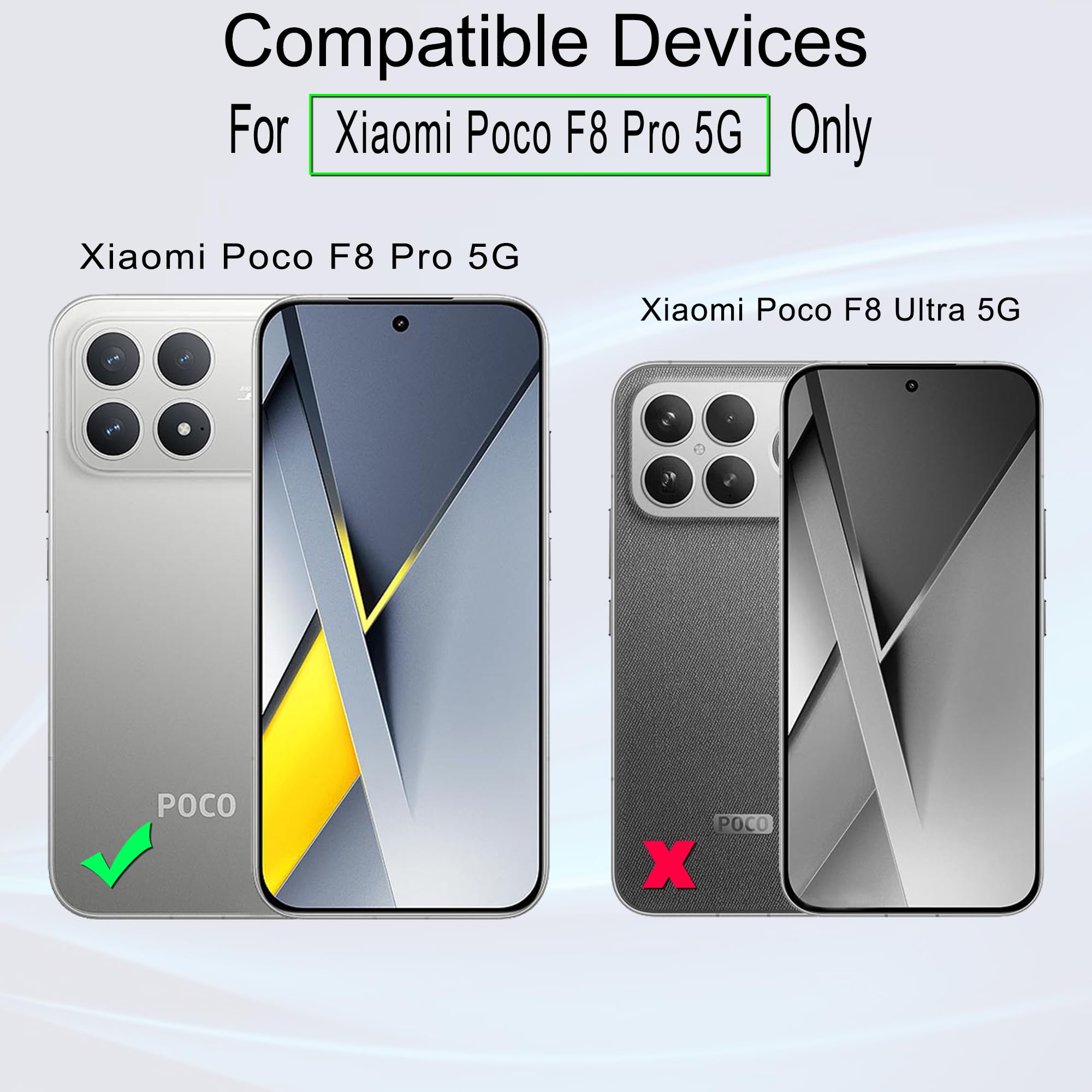 Amazon.co.jp: Ibywind 対応 Xiaomi Poco F8 Pro 5G ガラスフィルム 2