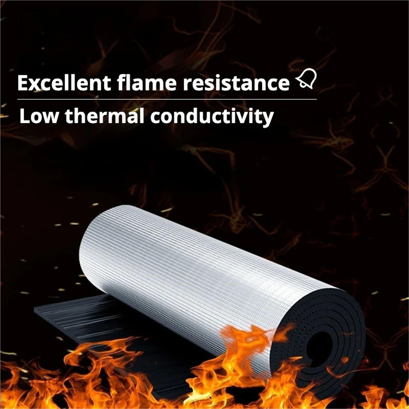 Moosgummi Selbstklebend Selbstklebende Isolierrolle aus Aluminiumfolie