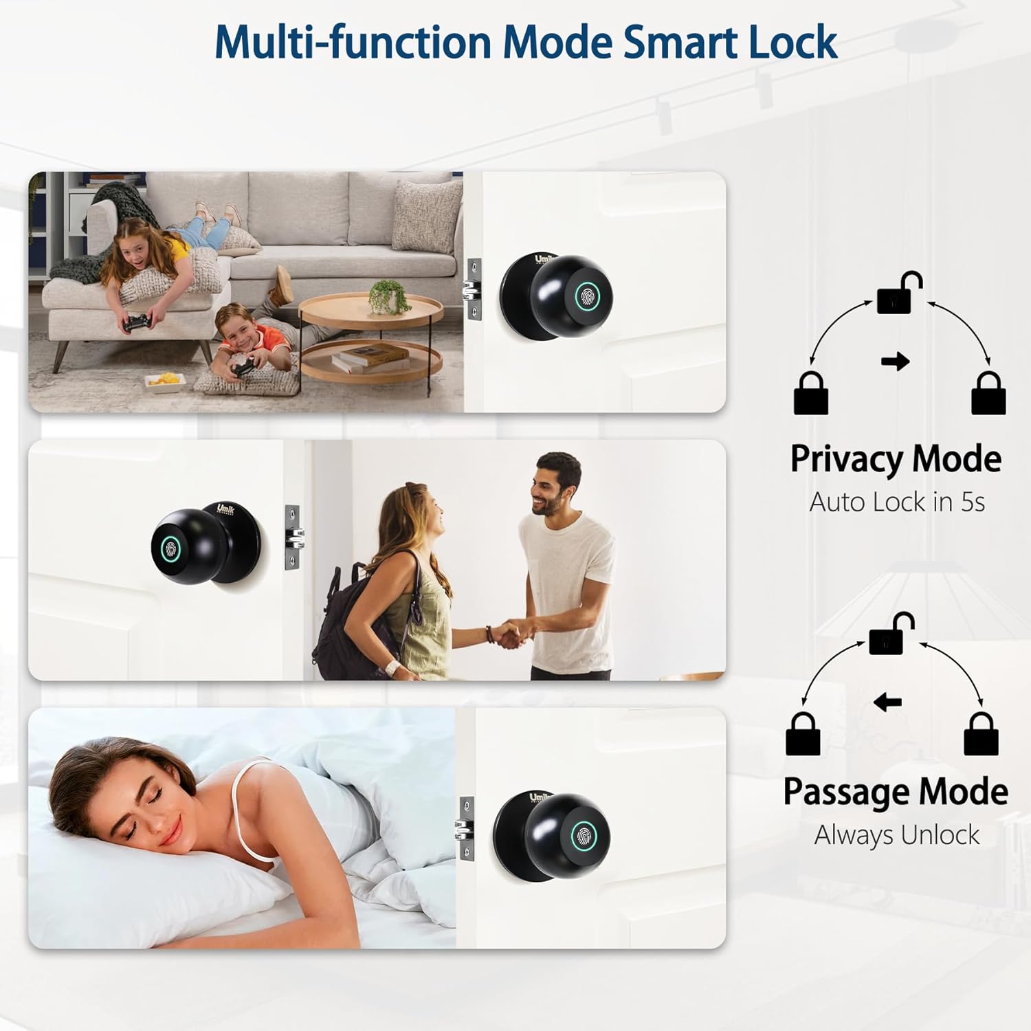 Multi-function Mode Smart Lock