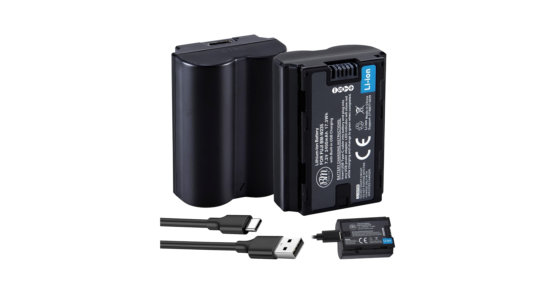 Amazon.com: BM Premium NP-W235 Battery with Built-in Charging Port
