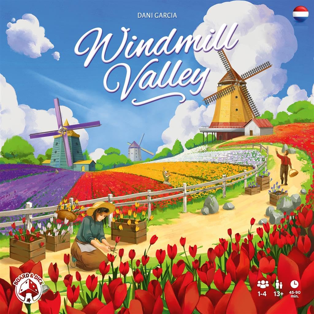 Board & Dice | Windmill Valley | Gioco da tavolo | Da 13+ | 1-4 giocatori| Durata 45-90