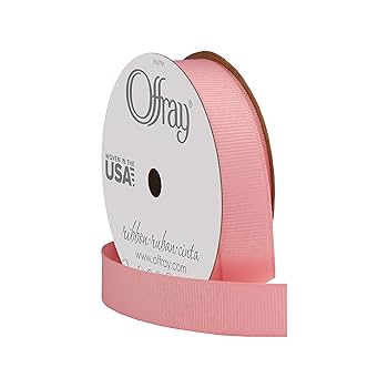 Amazon.com: Offray Grosgrain Craft Ribbon, 5/8-Inch x 18