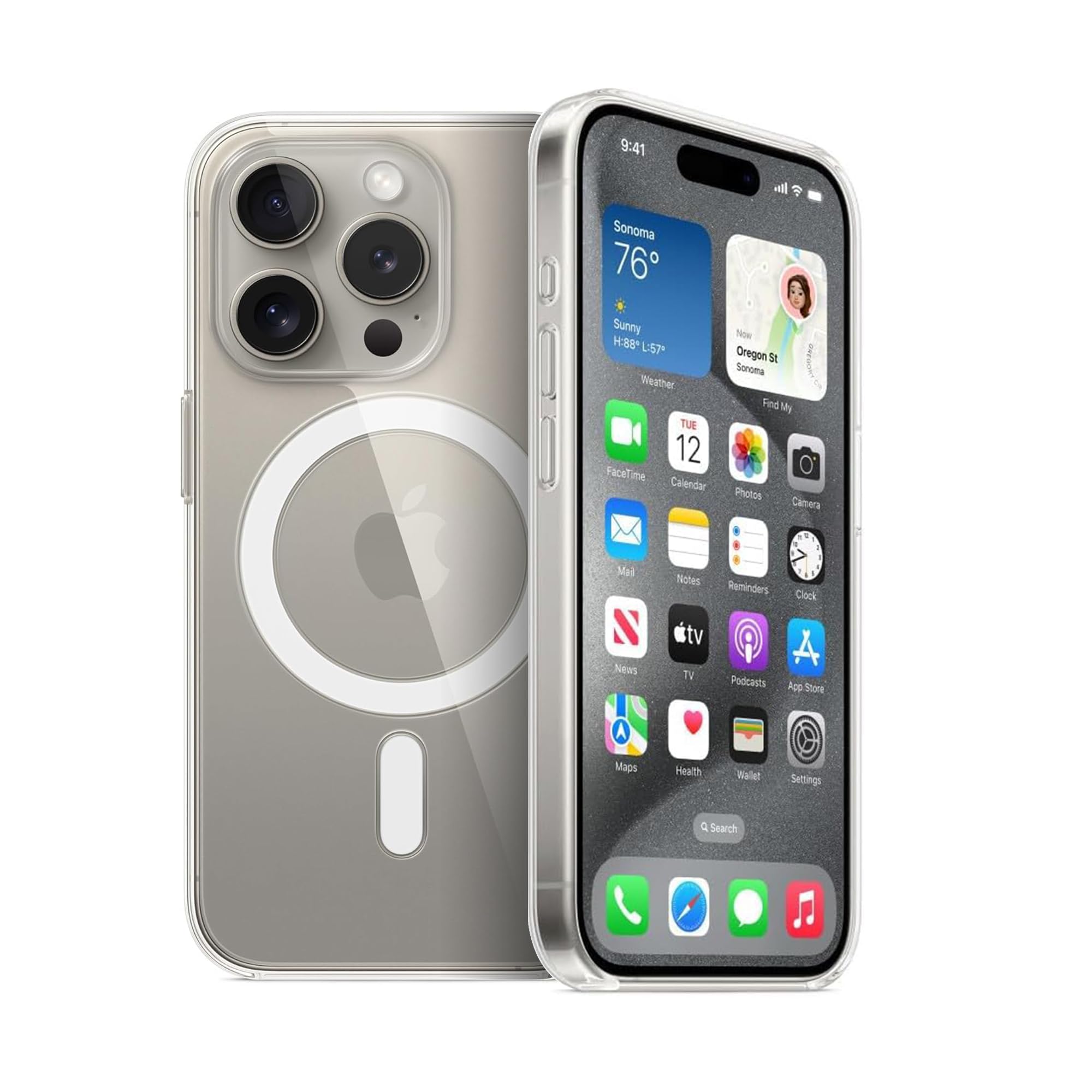 Anker iPhone 15 Plus Combo (MagSafe Clear Case + Screen Protector), German Anti-Shock Aerospace-Grade Phone Case with Strong Magnetic Attachment, Tempered Glass Screen Protecter Included (B0CPBTGJVM) Amazon Price History, Amazon Price Tracker