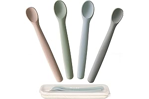 Moonkie Silicone Baby Food Spoons