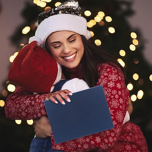 Miniatura 10 de Giftgarden Cajas de regalo negras de 11 x 8 x 3.5 pulgadas con tapas magnéticas, caja de regalo plegable grande para regalos, día de la madre,