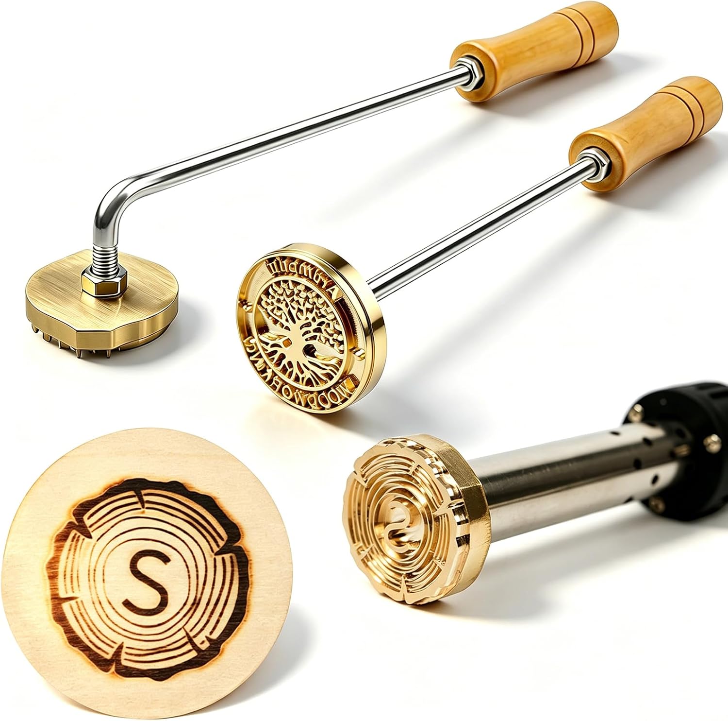 Custom Branding Iron for Wood - Electric Personalized Logo Branding Iron