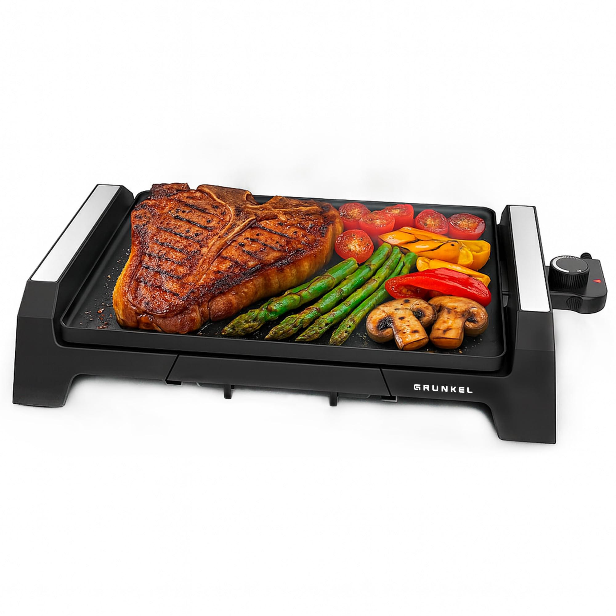 GRUNKEL bk-p36 Contact Grill Tabletop Electric 2000 W Black Grill – barbecues i grill (2000 W, Contact Grill, Electric, Tabletop, czarny, 356 mm)