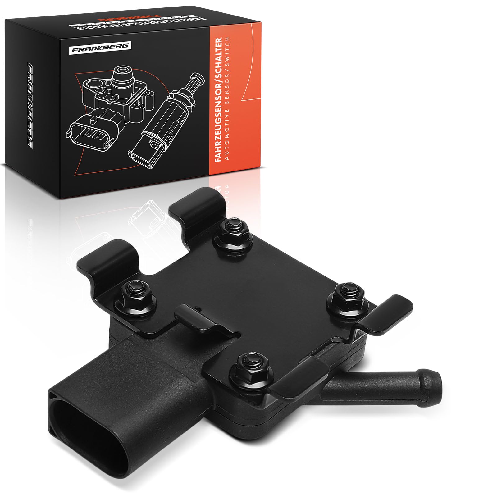 Frankberg Capteur de pression d'échappement, capteur de pression du | Compatible avec: Série 3 Touring E91, X1 E84, M.i.n.i Cabriolet R57, Coupé Série 6 F13, M.i.n.i Clubvan R55, X6 E71 E72