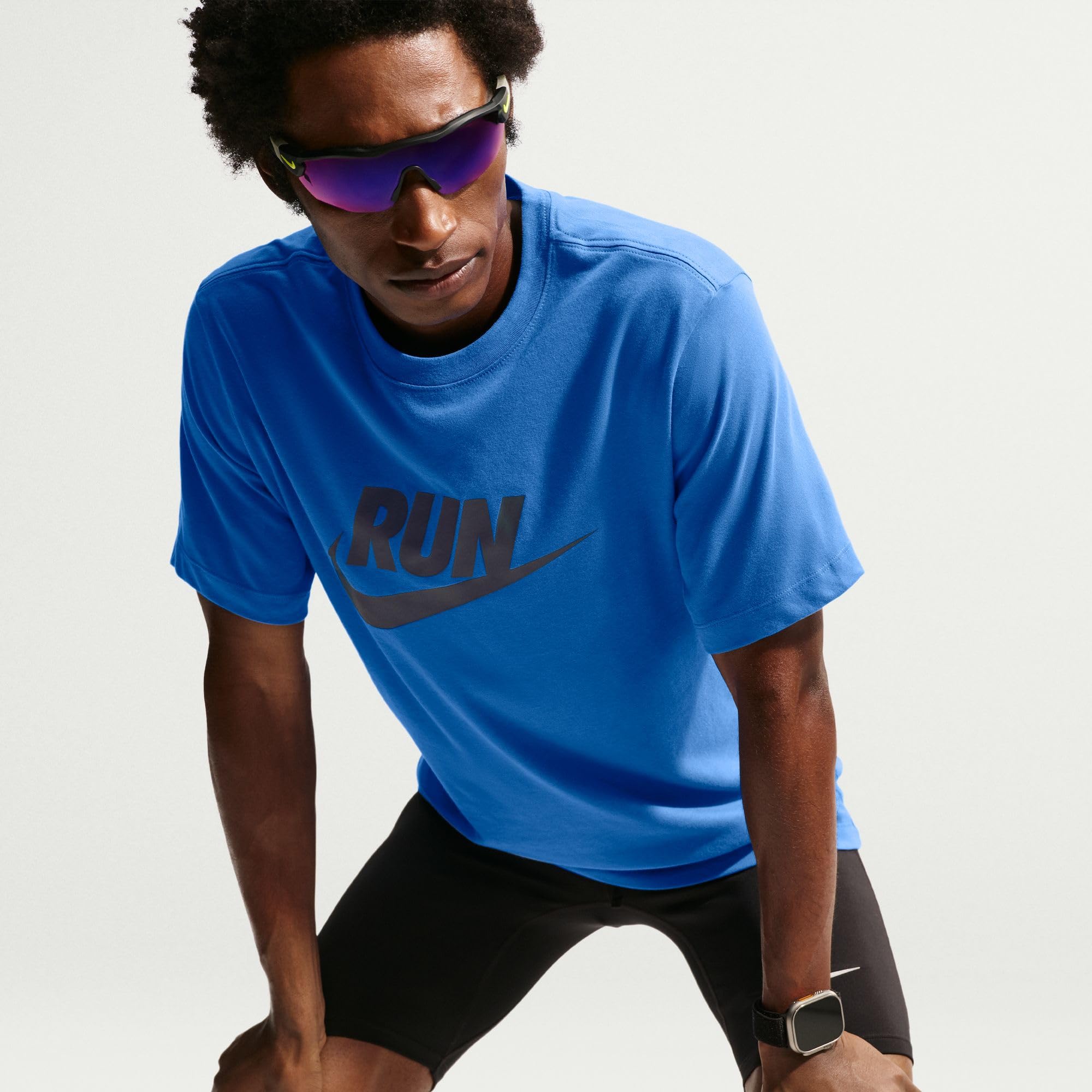 Nike Męska koszulka Nike Dri-fit Lauf-t-Shirt Für Herren