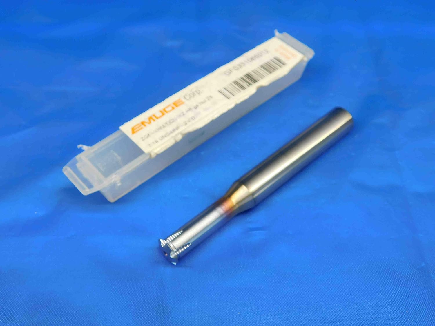 New EMUGE 7/16 UNC UNF 2xD Single Profile Solid Carbide Thread Mill GFS331065012 - HS1669BC3