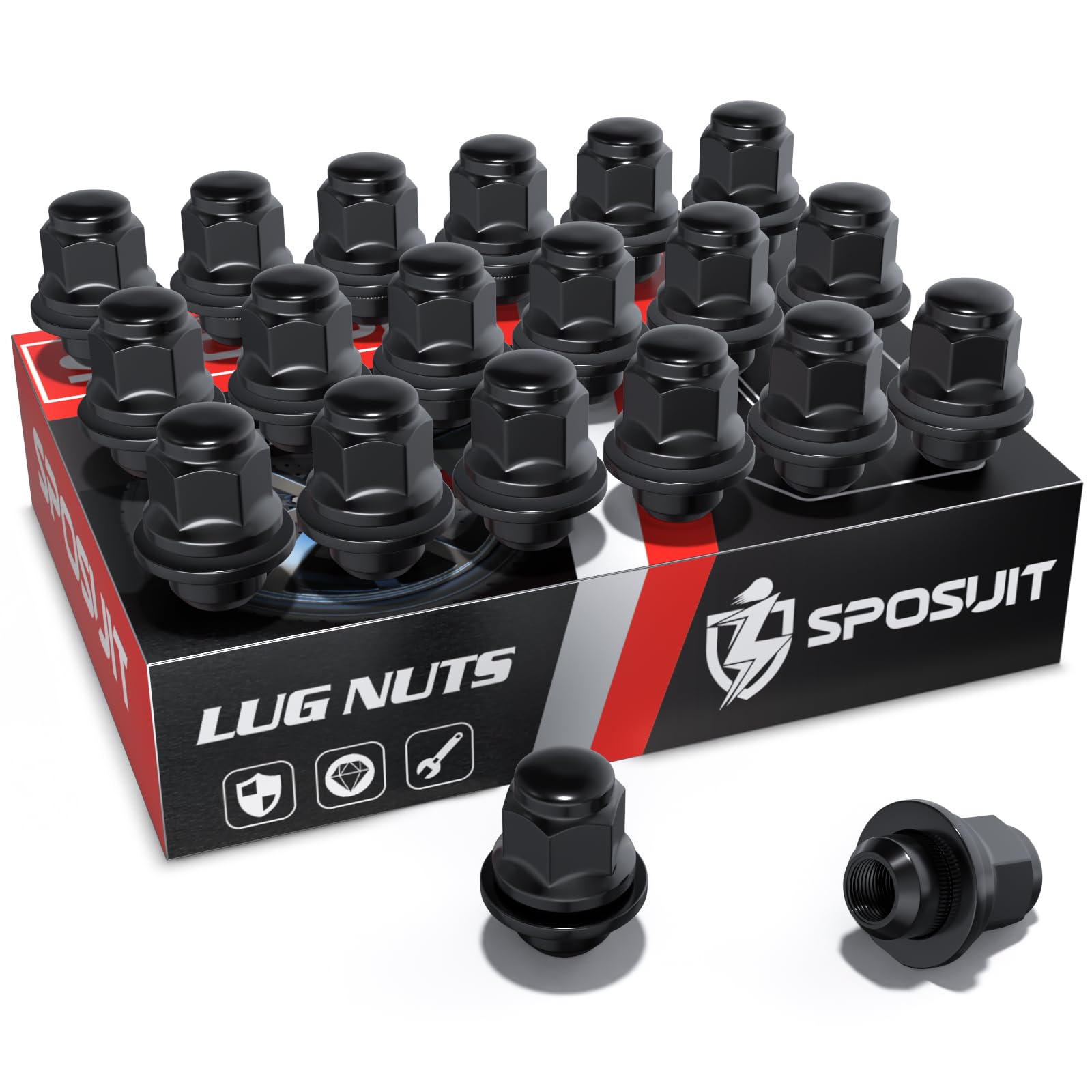 Sposuit M12x1.25 Lug Nuts - Replacement for 2013-2024 Infiniti Q50 Sposuit M12x1.25 Lug Nuts - Replacement for 2013-2024 Infiniti Q50