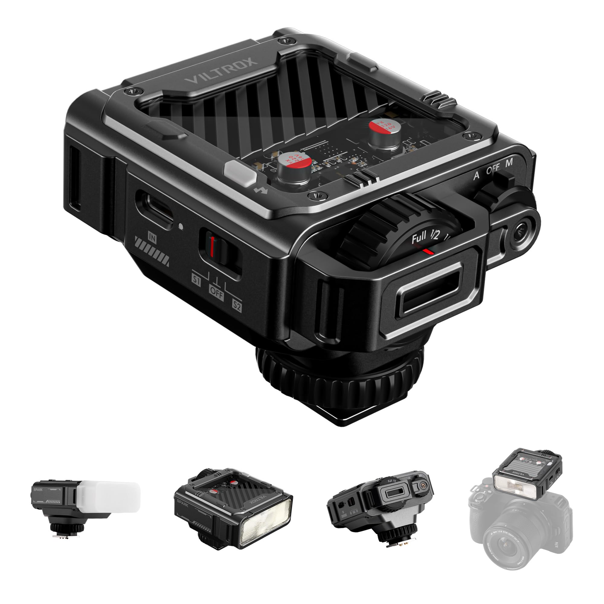 VILTROX Z3 TTL Flash for Canon, GN16, 26W/s 1800mAh Mini Flash for Camera