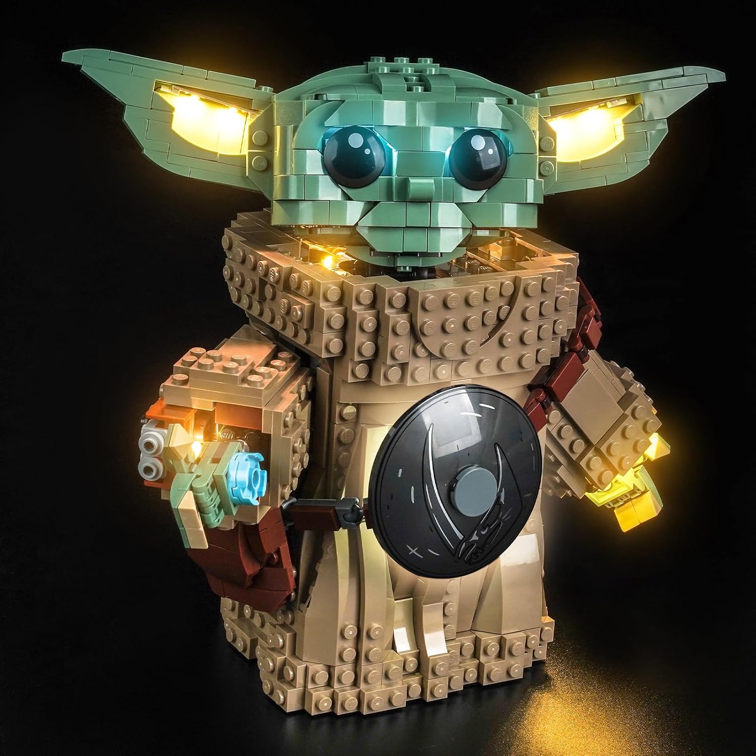 LocoLee Light kit Compatible with Lego 75446 Grogu (Mandalorian Apprentice)- No Actual Model Only Lights, LED Lighting Accessories for LEGO Grogu Display Collectors image 3