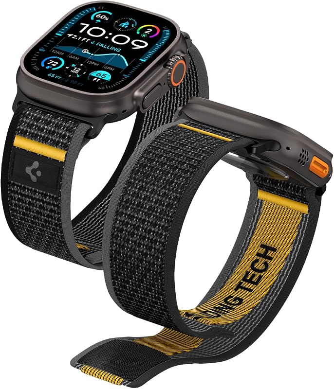 Spigen Athlex Air para Apple Watch Band, correa ajustable liviana | Para Apple Watch Ultra 3/2/1 49 mm, Serie 11/10 46 mm, 9/8/7 45 mm, SE3/SE2/SE/6/5/4 44 mm, 3/2/1 42 ​​mm