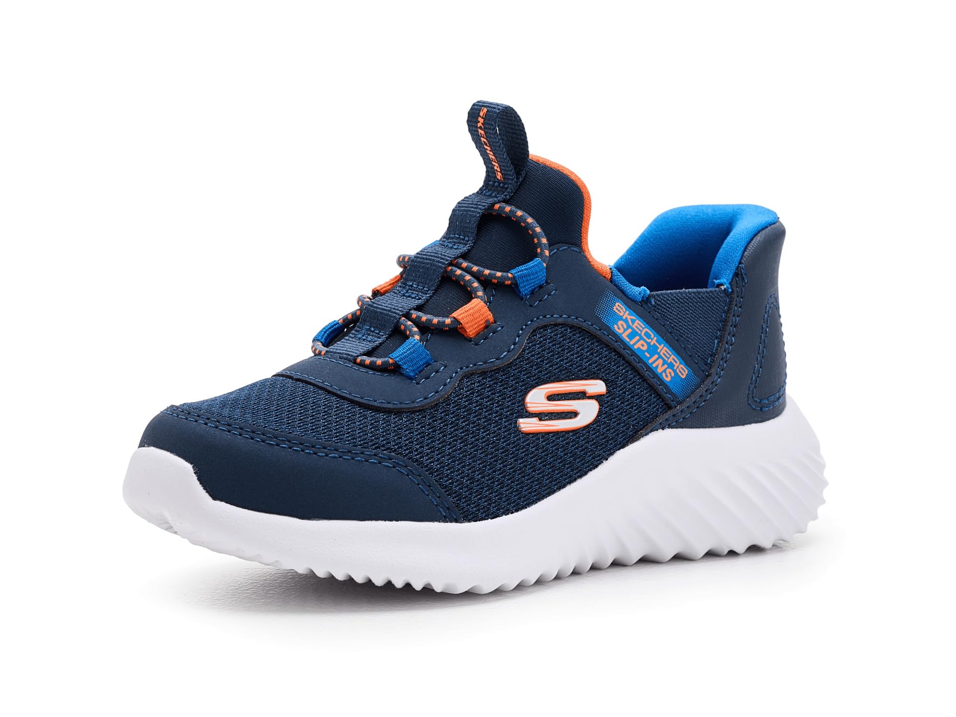 Skechers Jungen Bounder Sneaker, marineblau, 6 Toddler