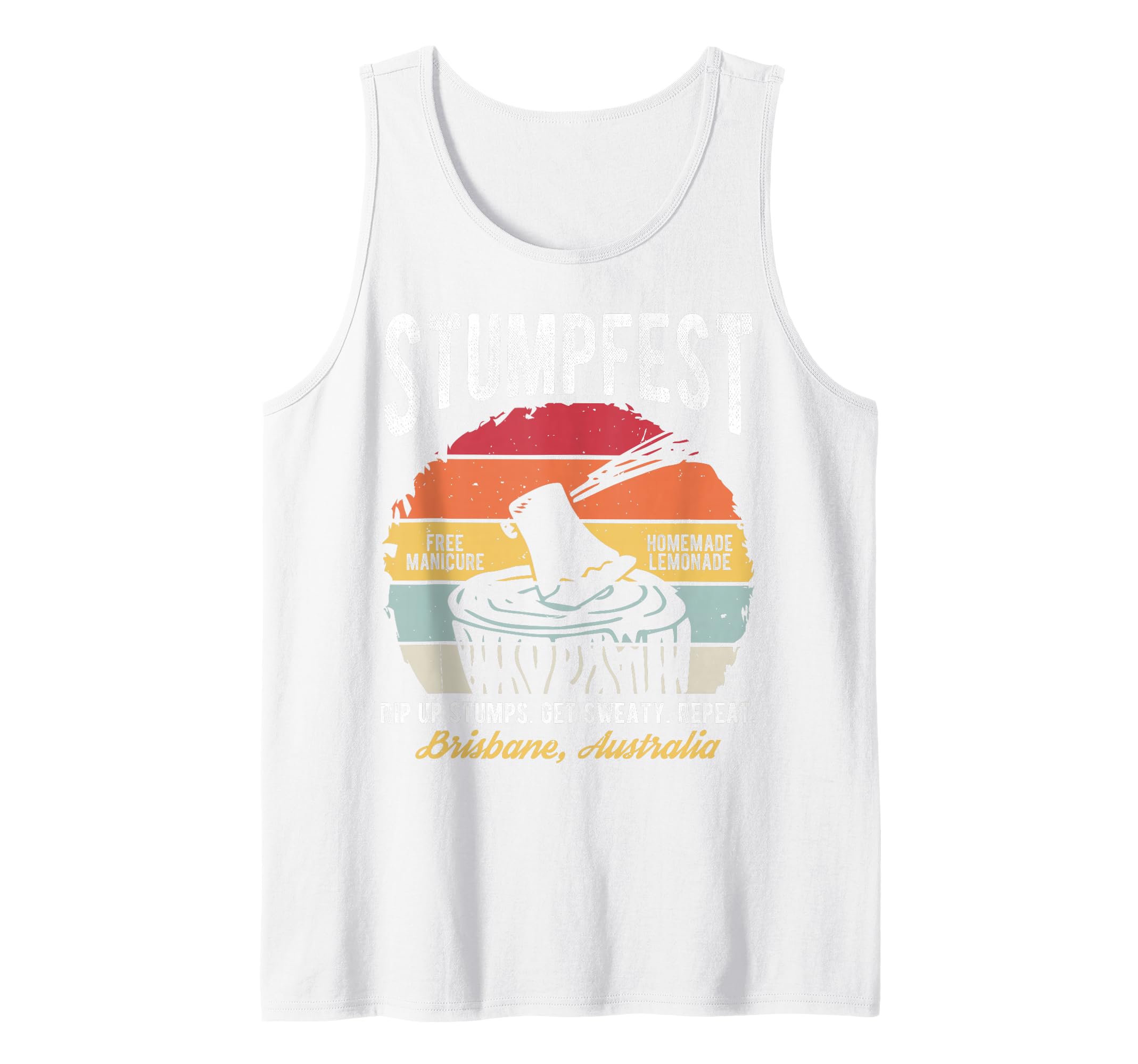 STUMPFEST FREE MANICURE HOMEMADE LEMONADE Outdoor Festival Tank Top