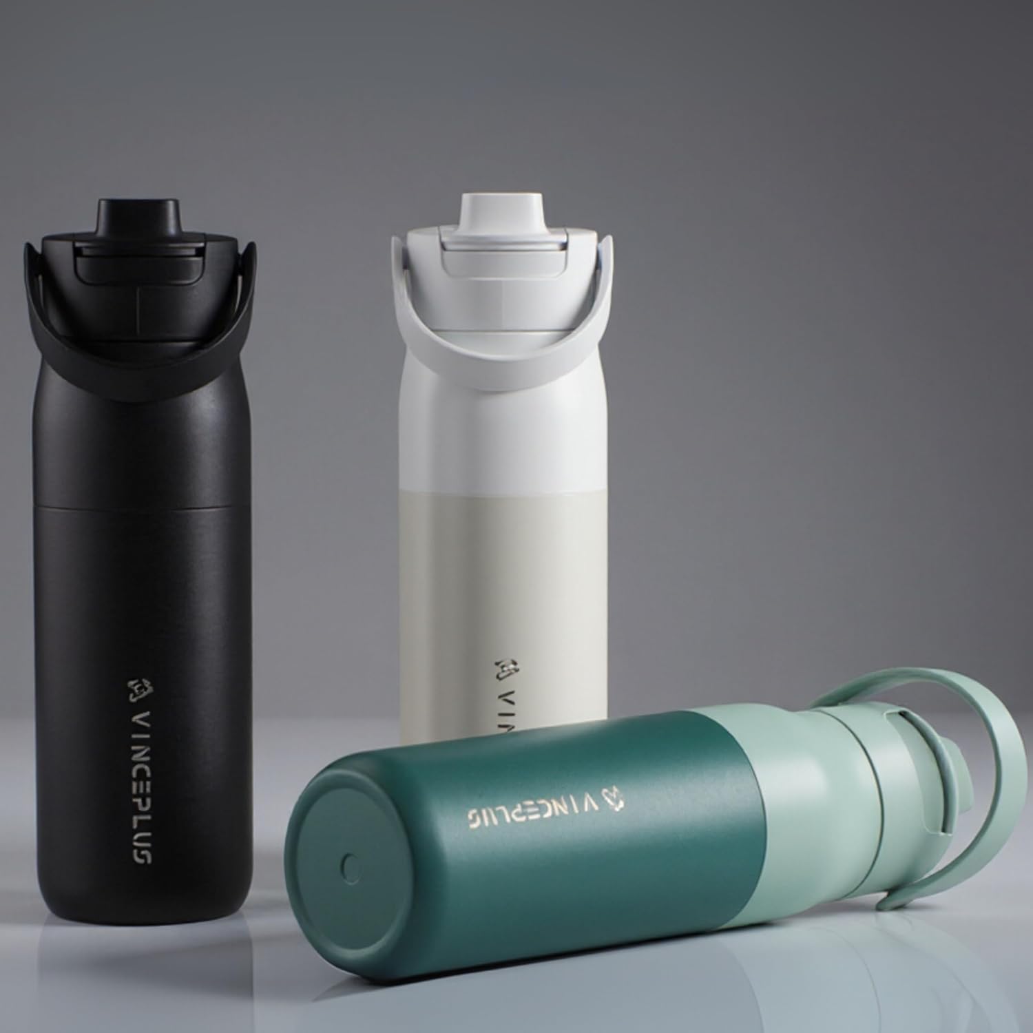 Insulated Stainless Steel Bottle – Flip Top Staw Lid | BPA-Free, Refillable, and Insulated | Ideal for Fitness, Outdoor Adventures, and Everyday Use (FOREST GREEN, 34, Fluid Ounces) - Image 8