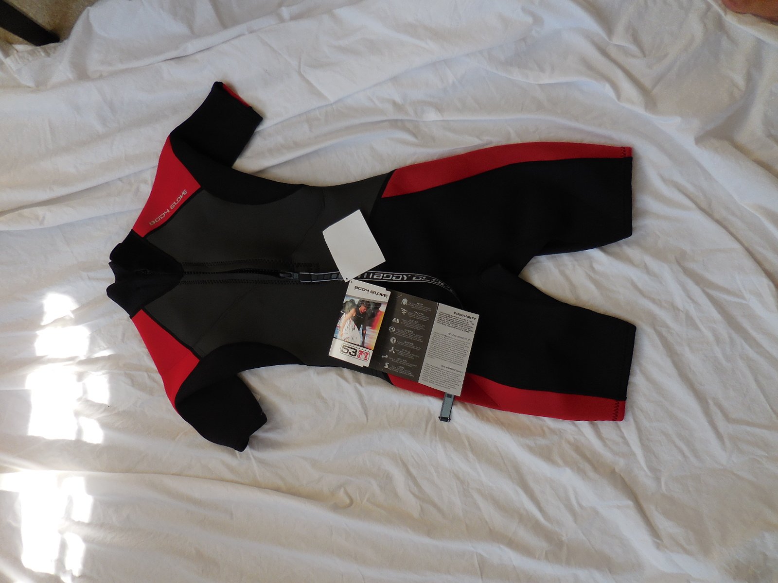 Body Glove 2/1mm Junior Arc Short Sleeve Spring Short Wetsuit (Size 10)