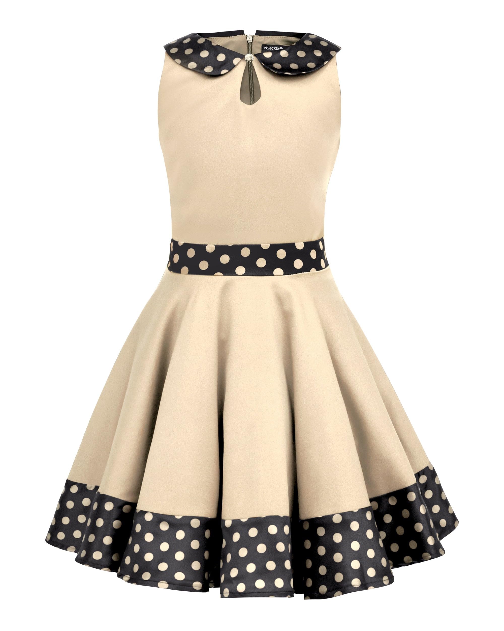 BlackButterfly Enfants Robe Années 50 Vintage à Pois 'Zoey'