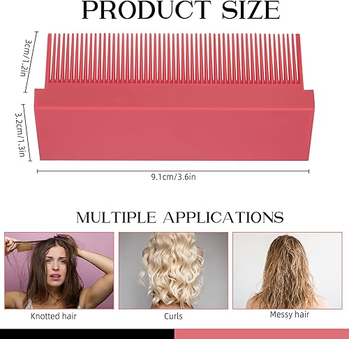 Miniatura 2 de Accesorio de peine de alisado de barbero, accesorios de peinado para mujer, accesorios para alisar el cabello, plancha plana, herramienta de peinado