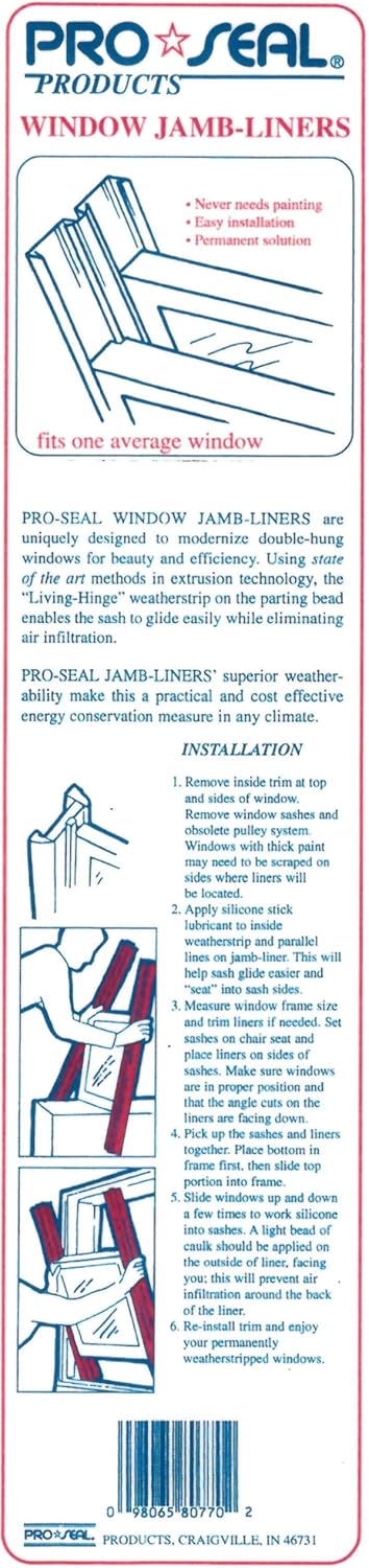 Double Hung Window Jamb-Liner (54")
