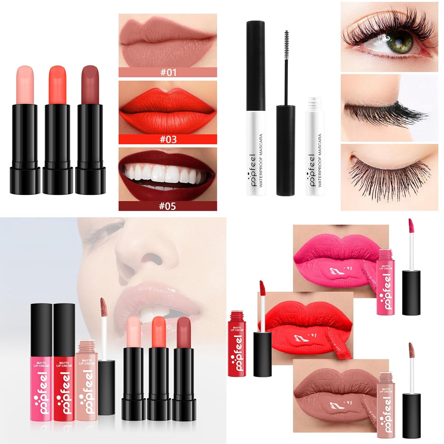 All-in-One Makeup Kit Gift Set, Makeup Kit for Women Full Kit, Makeup Gift Set Include Eyeshadow Palette Lipstick Concealer Blush Mascara Foundation Face Powder, Great Gift Choice(24 PCS)