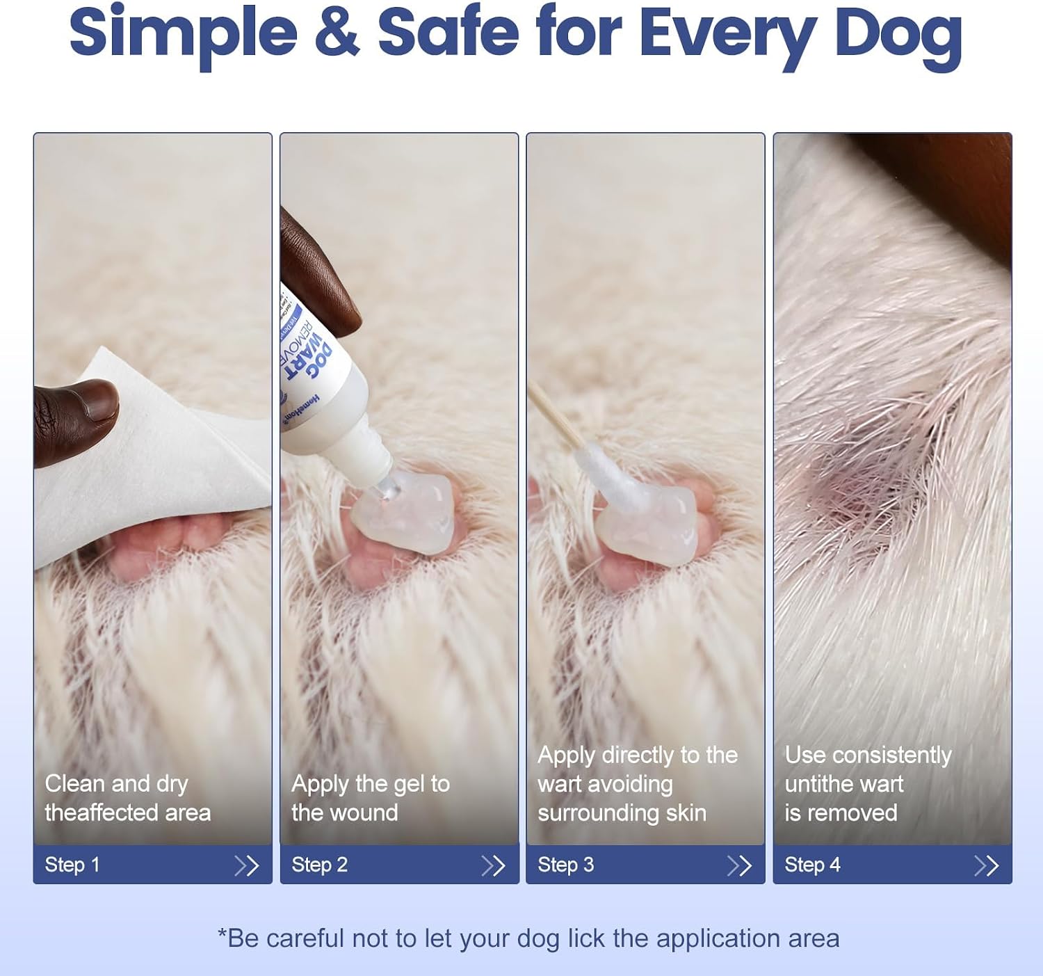 Dog Wart Remover, Natural Skin Support for Dogs. Rapidly Eliminates Warts & Skin Tags - Fast Acting, Pain-Free & Gentle (0.7 fl.oz)