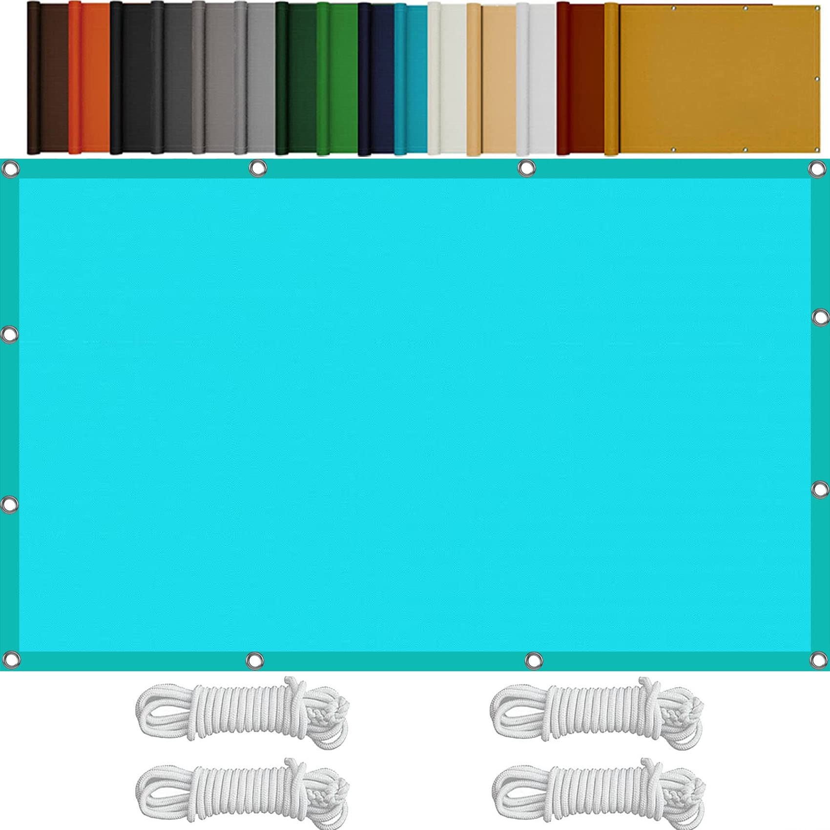 Voile d'ombrage rectangulaire 4.5x9m fini la canicule profitez de votre jardin