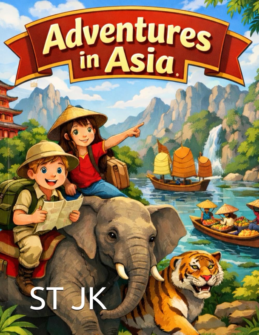 Adventures in Asia: A Reading Book for Kids Ages 4–8: A Fun Early Reading Journey for Young Learners