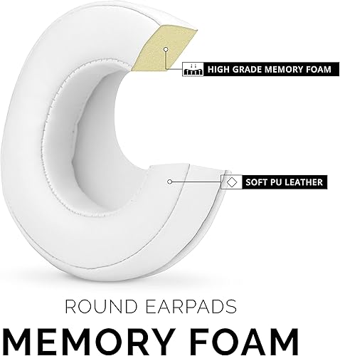 Miniatura 9 de Brainwavz repuesto de almohadilla redondas con espuma viscoelástica, para audífonos, para Sennheiser, AKG, HifiMan, ATH, Philips, Fostex, Sony.