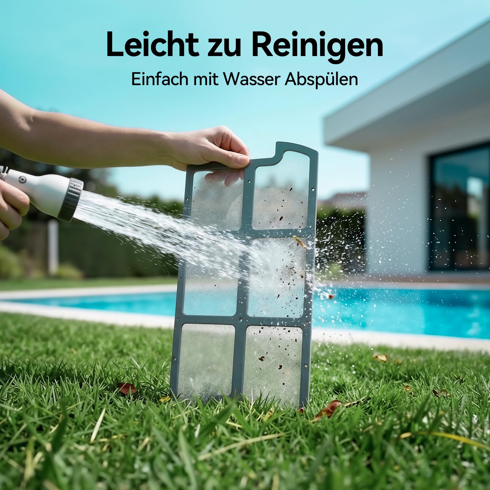Redkey S200 Poolroboter, Kabellos Poolsauger Akku mit 180 Min Laufzeit, Dual Motoren, Doppelsiebe, Doppelte Saugkraft, Selbsteinparkfunktion, Poolsuager für Flache Böden Pools bis zu 100 m² (Lila)