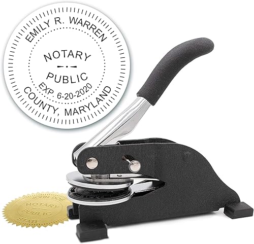 Miniatura 10 de MaxMark Sello redondo preentintado para el estado de Arkansas