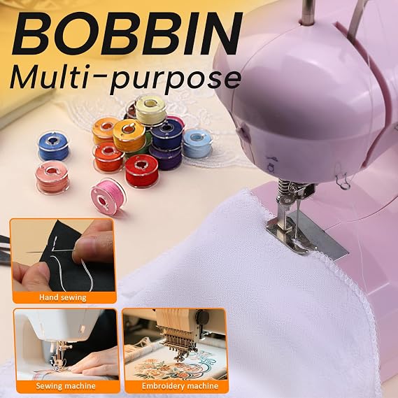 25 PCS Bobbin Thread Sewing Bobbins Black Sewing Machine Thread
