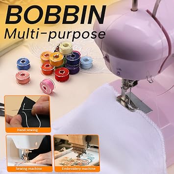 25 PCS Bobbin Thread Sewing Bobbins Black Sewing Machine Thread