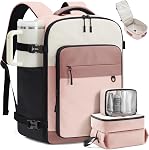 LOVEVOOK Airline Approved Travel Laptop Carry on Backpack for Women,4Pcs