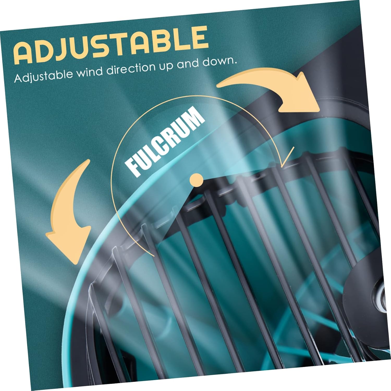 Portable USB Rechargeable Desktop Cooling Fan Compact Air Cooler with Quiet Operation USB Powered Mini Fan for Office Travel and Home Use