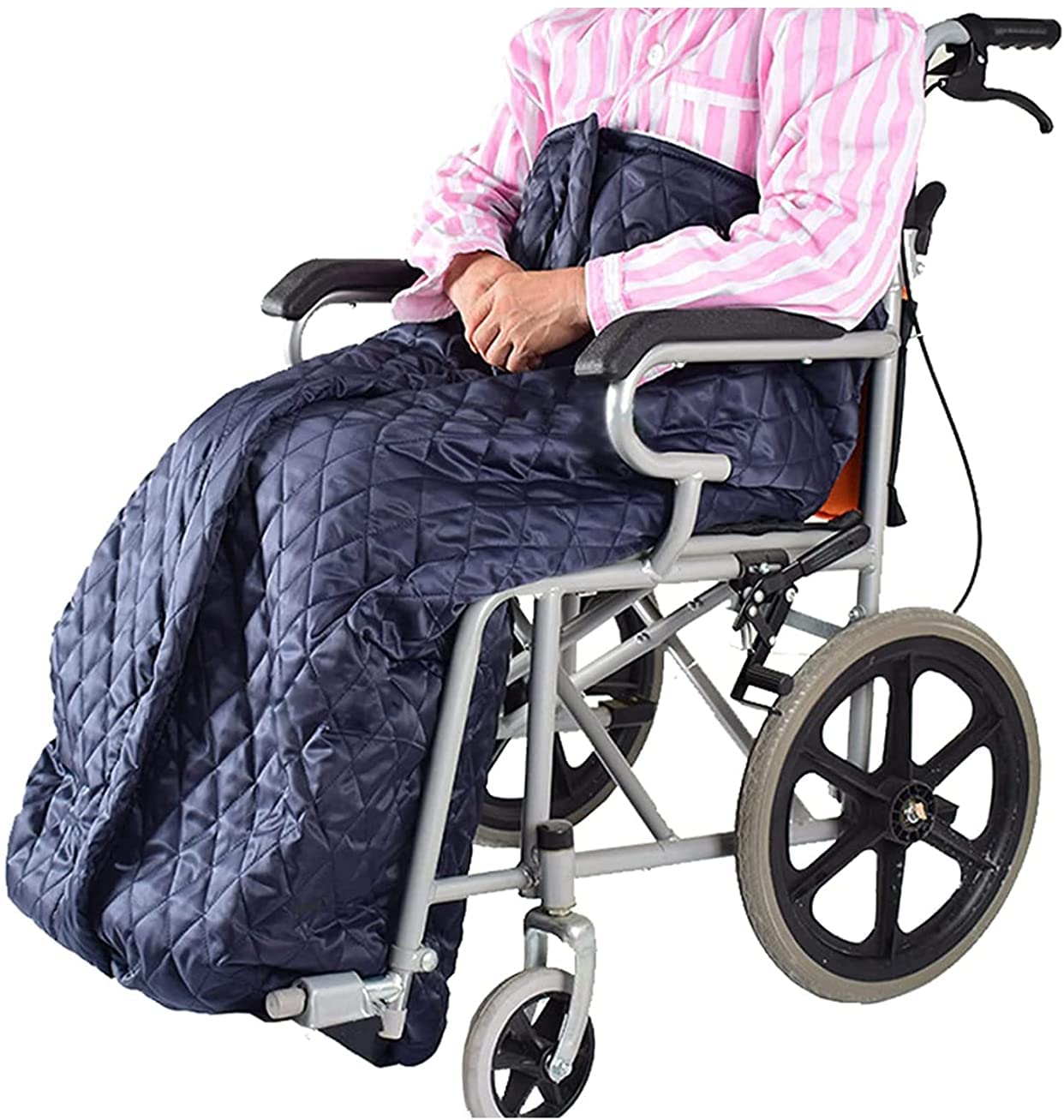 Manta térmica para Silla de Ruedas, Saco de Dormir para la Parte Inferior del Cuerpo para Personas con discapacidad en Invierno, 51 x 25 Pulgadas