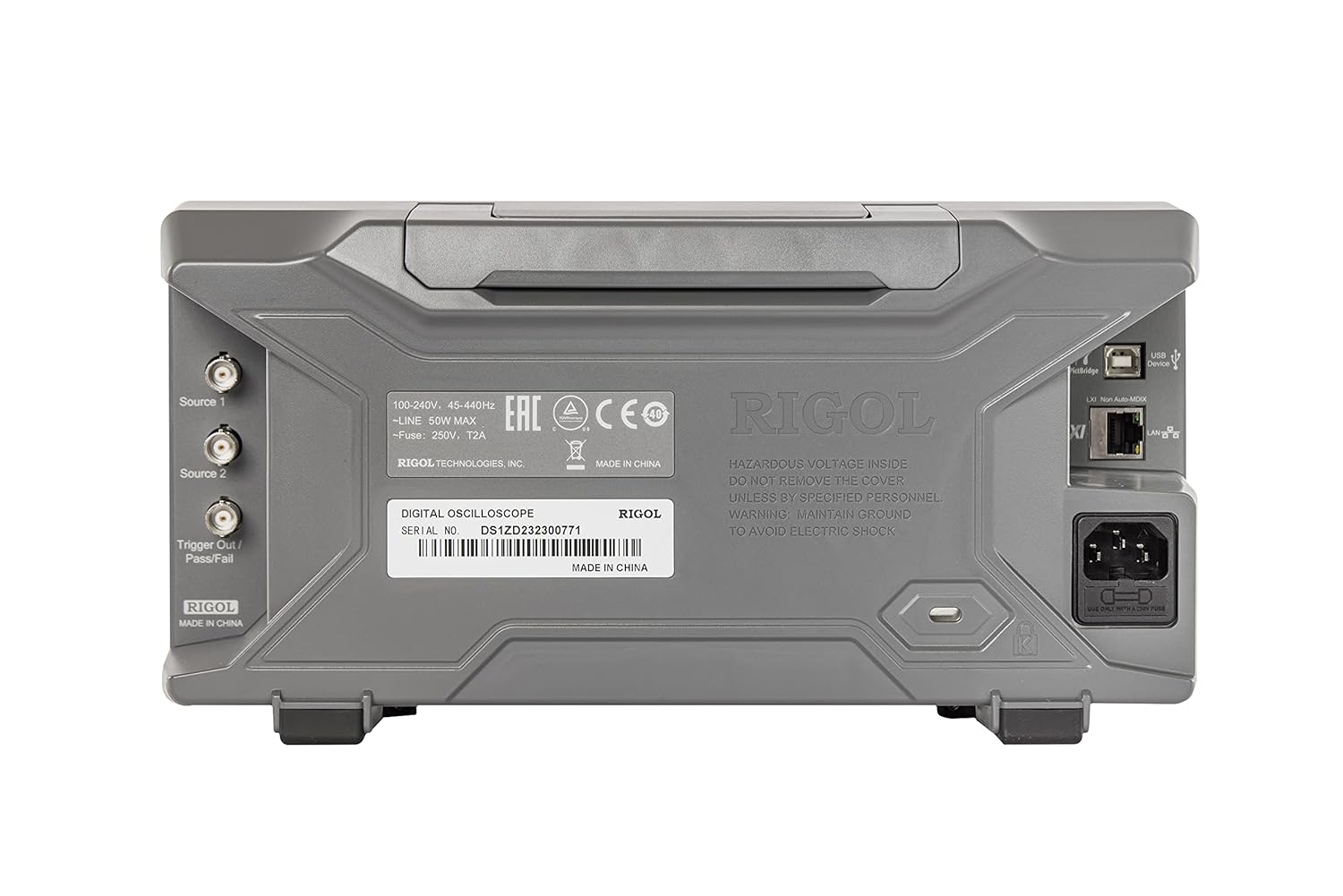 Rigol DS1104Z-S Plus 100 MHz Digital Oscilloscope with 4 Channels and 16 Digital Channels + 25 MHz Bandwidth with 2 Signal Source Channels