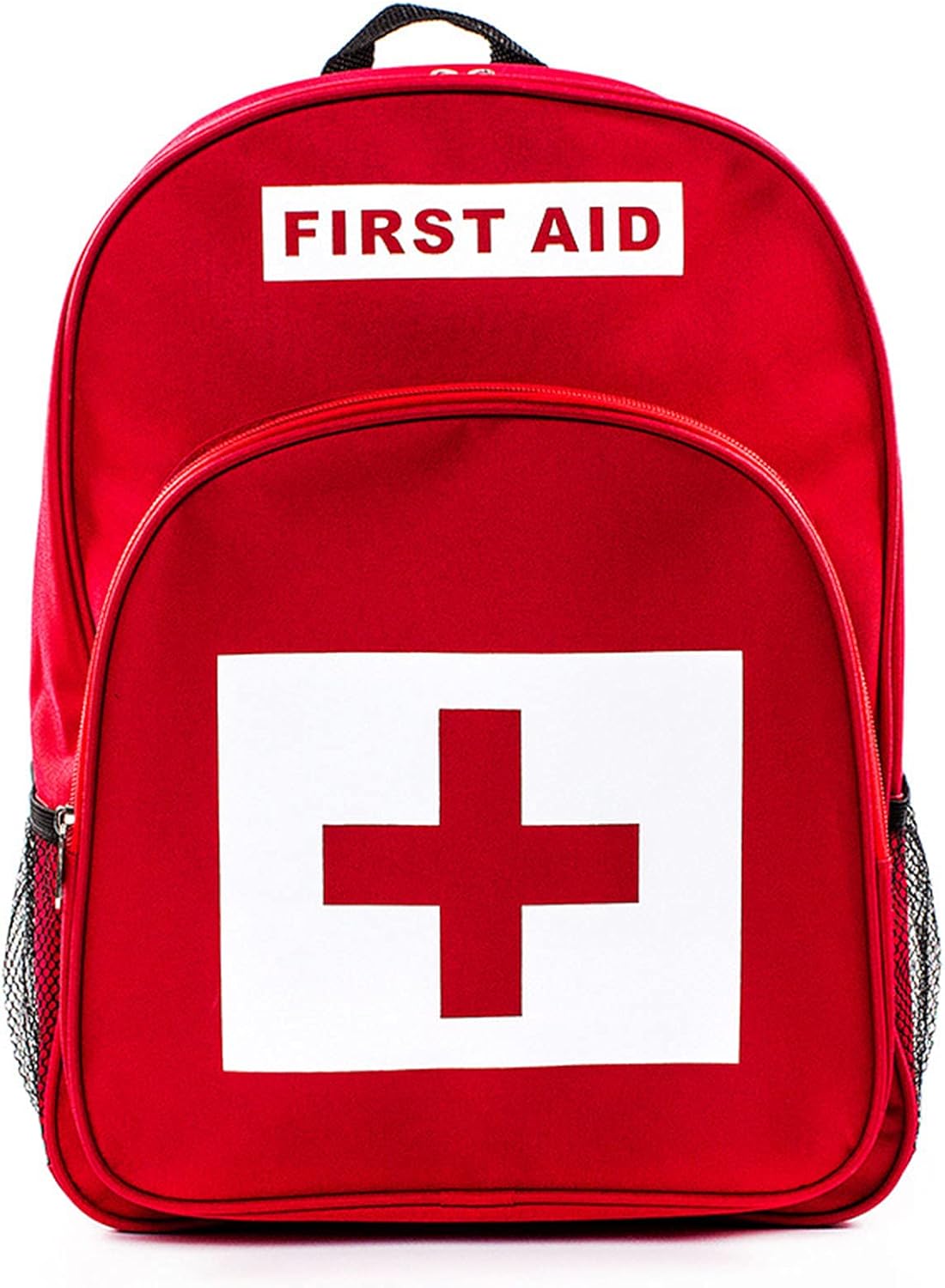 LHGXQ-Dp Bolsa Doble Correa Emergencia De Rescate, Botiquín Primeros Auxilios Médico Emergencia para Acampar Al Aire Libre, Botiquín Médico Mochila Primeros,Rojo,30 * 15 * 40CM
