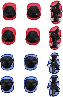 TIDTALEO 2 Sets Roller Skating Protector Set with Mesh Cloth and Sponge