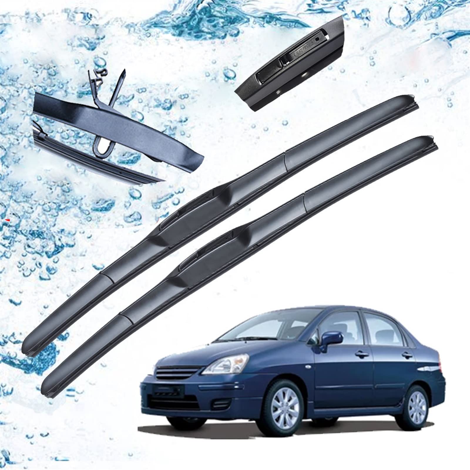 Balai d'essuie-glace avant anti-traces pour Suzuki Liana