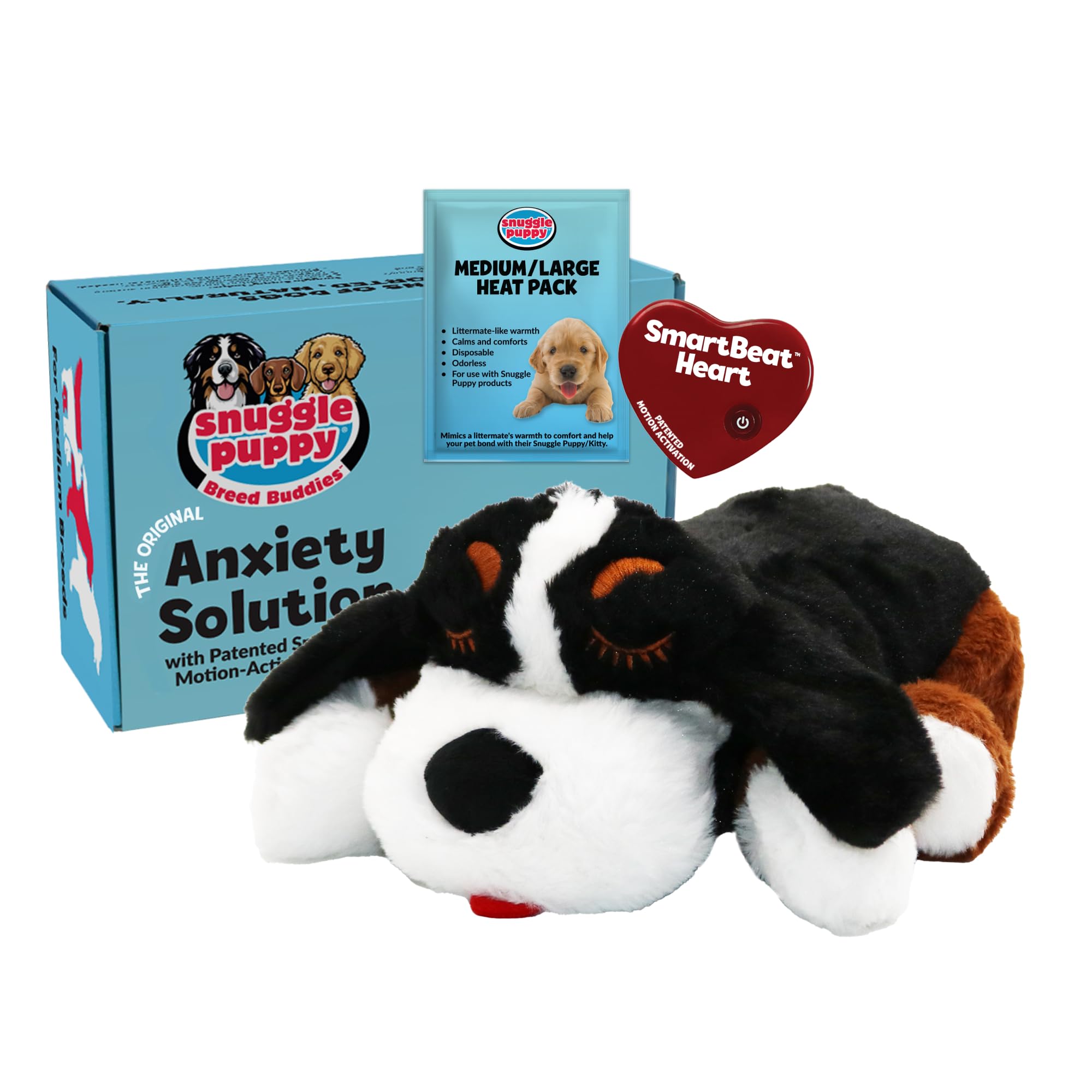 Snuggle Puppy Special Edition Toys - Heartbeat Puppy for Dogs - Pet Anxiety Relief and Calming Aid - Comfort Dog Toys for Behavioral Training
