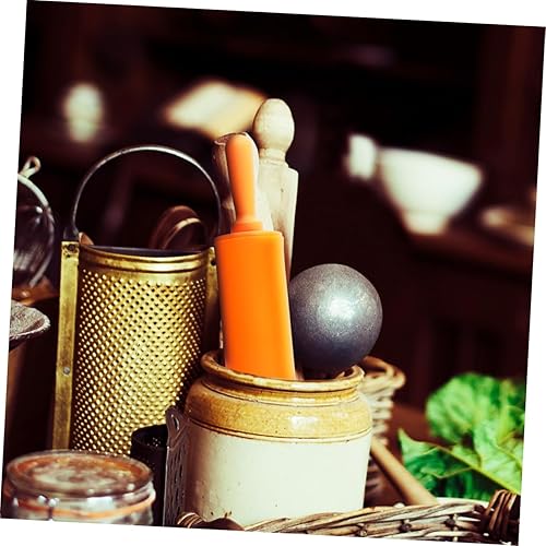 Miniatura 7 de STOBOK Mini rodillos para niños, herramientas de masa para el hogar, cocina, niños, paquete de 3 (color al azar)